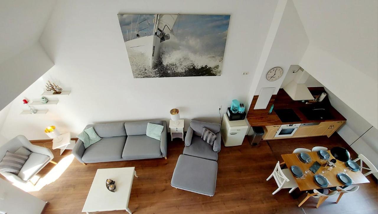 Hochwertige Ferienwohnung Direkt Am Wasser Mit Balkon Greifswald Zewnętrze zdjęcie